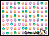 Cute Donut Animal 3D Adorable Erasers - Take Apart Puzzle Eraser Pencil Toppers - Novelty and Functional Adorable Eraser Novelty Treasure Prize, School Classroom Supply, Math Counters - Sorting - Party Favor