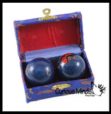 LAST CHANCE - LIMITED STOCK - CLEARANCE - SALE - Chinese Health Harmony Baoding Balls - Stress Relief Fidget Balls - Roll in Hand and Makes Sounds