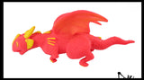 Soft Stretchy Dragon - Jumbo Floppy Squeezable Stress Toy