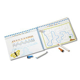 LAST CHANCE - LIMITED STOCK - Dry Erase Activity Pad -  Games Wipe-Off Activity Pad - On the Go Travel Activity - Dry Erase Reusable Travel Games - Travel Games - Toddler Kids - Melissa and Doug