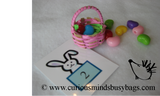 LAST CHANCE - LIMITED STOCK - CLEARANCE SALE - Easter Basket Filler Busy Bag - Easter Number Activity - Filling Baskets
