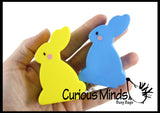 Easter Squishy Set of 3 - Cute Bunnies and Chick Squishy Slow Rise Bunny -  Scented Sensory, Stress, Fidget Toy - Easter Rabbit