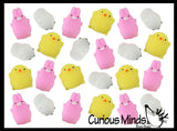Easter Chick Bunny Lamb Themed Mochi Squishy Animals - Kawaii -  Sensory, Stress, Fidget Party Favor Toy