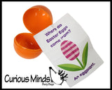 Pre-Filled Joke Easter Eggs -  Toy - Easter Hunt