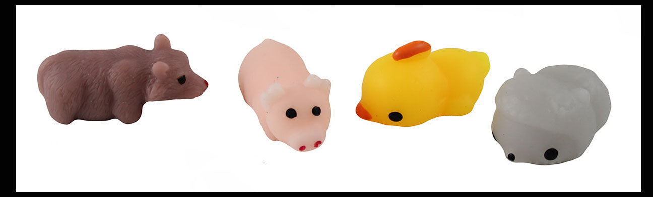 LAST CHANCE - LIMITED STOCK - SALE - Farm Animal Mochi Squishy Animals - Kawaii  - Sensory, Stress, Fidget Party Favor Toy