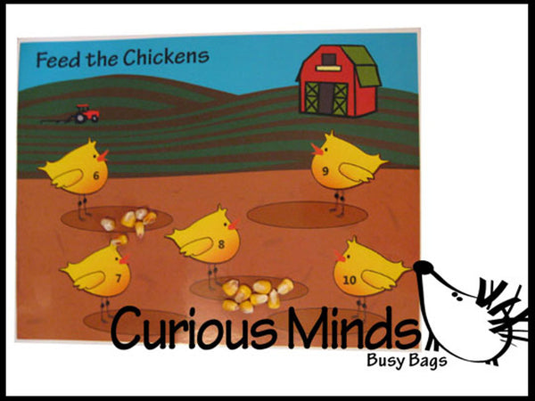 【おまとめ】【Bedtime】【Feeding the chickens】他２点 PDF DOWNLOAD - Feeding Chickens - Counting to 10 | Curious Minds