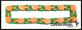 Click And Snap Fidget Toy - Chain Track - Bend and Twist In Wacky Crazy Shapes Puzzle