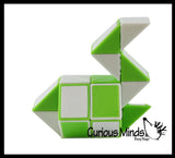 Twist Stick Fidget - Magic Endless Turning Snake Fidget Toy - Bend and Fold Crazy Shapes Puzzle - ADD Anxiety