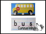 LAST CHANCE - LIMITED STOCK - First Words  Puzzle - Language Arts Teacher Supply - CVC Words