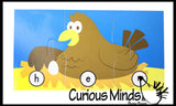 LAST CHANCE - LIMITED STOCK - First Words  Puzzle - Language Arts Teacher Supply - CVC Words