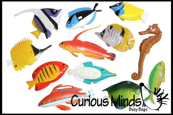 Miniature Tropical Fish Figurines