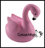 Small Flamingo Squishy Slow Rise Foam Bird -  Scented Sensory, Stress, Fidget Toy