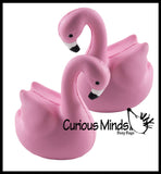 Small Flamingo Squishy Slow Rise Foam Bird -  Scented Sensory, Stress, Fidget Toy