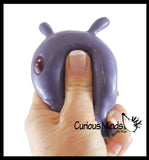 Flapjack Umbrella Octopus Cute Sea Creatures Stretchy and Squeezy Toy - Crunchy Bead Filled - Fidget Stress Ball