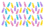 Flying Bunnies - Pull Back Stretchy Shooter - Easter Egg Filler Prize