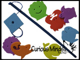 LAST CHANCE - LIMITED STOCK  - SALE - Foam Fishing Sets - Toy for bathtub or water table - Educational