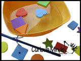 LAST CHANCE - LIMITED STOCK  - SALE - Foam Fishing Sets - Toy for bathtub or water table - Educational