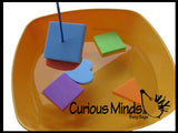 LAST CHANCE - LIMITED STOCK  - SALE - Foam Fishing Sets - Toy for bathtub or water table - Educational
