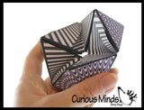 LAST CHANCE - LIMITED STOCK  - SALE - Flip and Fold Optical Illusion Fidget - Magic Endless Folding Fidget Toy - Flip Over and Over - Bend and Fold Crazy Shapes Puzzle - ADD Anxiety