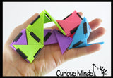 Infinity Triangle - Magic Endless Folding Fidget Toy - Flip Over and Over - Bend and Fold Crazy Shapes Puzzle - ADD Anxiety