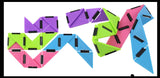Infinity Triangle - Magic Endless Folding Fidget Toy - Flip Over and Over - Bend and Fold Crazy Shapes Puzzle - ADD Anxiety