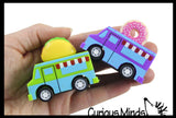Food Truck Theme Pull Back Cars - Cute Fun Novelty Toy - Classic Party Favors