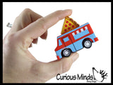 Food Truck Theme Pull Back Cars - Cute Fun Novelty Toy - Classic Party Favors