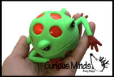 Squishy Frog Fidget Toy - Mesh Blob Stress Ball