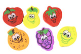 LAST CHANCE - LIMITED STOCK - CLEARANCE SALE - Fruit Erasers - Novelty and Functional Adorable Eraser Novelty Treasure Prize, School Classroom Supply, Math Counters - Sorting - Party Favor