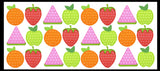 BULK - WHOLESALE -  SALE - Fruit Theme Bubble Pop Game - Silicone Push Poke Bubble Wrap Fidget Toy - Press Bubbles to Pop the Bubbles Down Then Flip it over and Do it Again - Bubble Popper Sensory Stress Toy