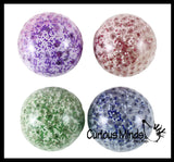 BULK - WHOLESALE - SALE - Boxed Galaxy Glitter Water Bead Stress Ball - Squishy Gooey Squish Sensory Squeeze Balls