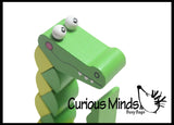 LAST CHANCE - LIMITED STOCK - Crocodile Bendy Wood Fidget Toy Alligator