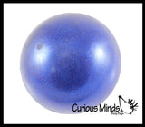 LAST CHANCE - LIMITED STOCK - SALE  - Air-Filled Glitter Ball - Unique Ball with Glitter Inside - Stress Sensory Toy