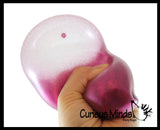 LAST CHANCE - LIMITED STOCK - SALE  - Air-Filled Glitter Ball - Unique Ball with Glitter Inside - Stress Sensory Toy