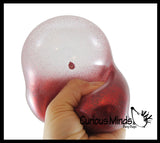 LAST CHANCE - LIMITED STOCK - SALE  - Air-Filled Glitter Ball - Unique Ball with Glitter Inside - Stress Sensory Toy