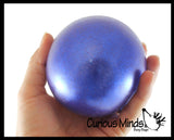 LAST CHANCE - LIMITED STOCK - SALE  - Air-Filled Glitter Ball - Unique Ball with Glitter Inside - Stress Sensory Toy