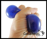 2" Metallic Glitter with Thick Gel Stress Ball - Squishy Gooey Sensory Squeeze Balls