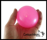 BULK - WHOLESALE -  SALE - Big 2.5" Glitter Stress Ball - Amazing Sticky Glob Balls - Squishy Gooey Squish Sensory Squeeze Balls