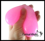 BULK - WHOLESALE -  SALE - Big 2.5" Glitter Stress Ball - Amazing Sticky Glob Balls - Squishy Gooey Squish Sensory Squeeze Balls