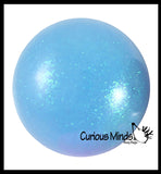 BULK - WHOLESALE -  SALE - Big 2.5" Glitter Stress Ball - Amazing Sticky Glob Balls - Squishy Gooey Squish Sensory Squeeze Balls