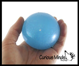 BULK - WHOLESALE -  SALE - Big 2.5" Glitter Stress Ball - Amazing Sticky Glob Balls - Squishy Gooey Squish Sensory Squeeze Balls