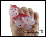 Glittery Snowman Fidget Squish Stress Ball - Winter Christmas