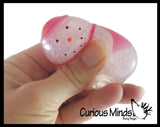 Glittery Snowman Fidget Squish Stress Ball - Winter Christmas