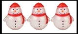 Glittery Snowman Fidget Squish Stress Ball - Winter Christmas