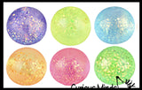 Glitter Sugar Ball - Glittery Shimmer Thick Glue/Gel Stretch Ball -Syrup Molasses   Ultra Squishy and Moldable Slow Rise Relaxing Sensory Fidget Stress Toy