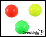 Small 1.5" Neon Soft Doh Filled Stress Ball - Ceiling Sticky Glob Balls - Squishy Gooey Shape-able Squish Sensory Squeeze Balls