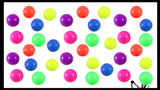 Small 1.5" Neon Soft Doh Filled Stress Ball - Ceiling Sticky Glob Balls - Squishy Gooey Shape-able Squish Sensory Squeeze Balls