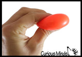 BULK - WHOLESALE - SALE - Individually Wrapped Small Neon Doh Filled 1.5" Stress Ball - Ceiling Sticky Glob Balls - Squishy Gooey Shape-able Squish Sensory Squeeze Balls