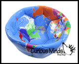 Earth Globe Soccer Ball - 8" Sports Ball - Outdoor Athletic Play