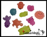 Glow in the Dark Animal Mochi Squishy  - Adorable Cute Kawaii - Individually Wrapped Toys - Sensory, Stress, Fidget Party Favor Toy Light Activated